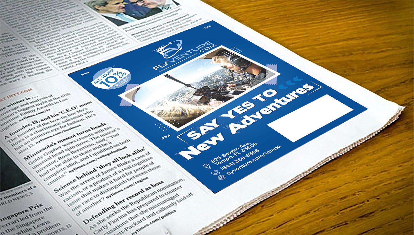 Graphic Design by Deziners Zone for Heli Aviation Florida, LLC | Design #25092041