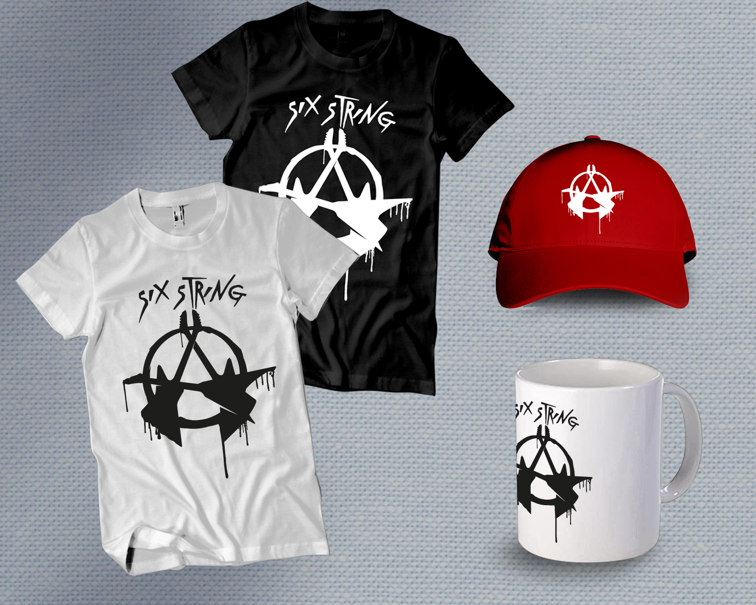 T-shirt Design by Uprinteez for Six String Anarchy | Design #25133378