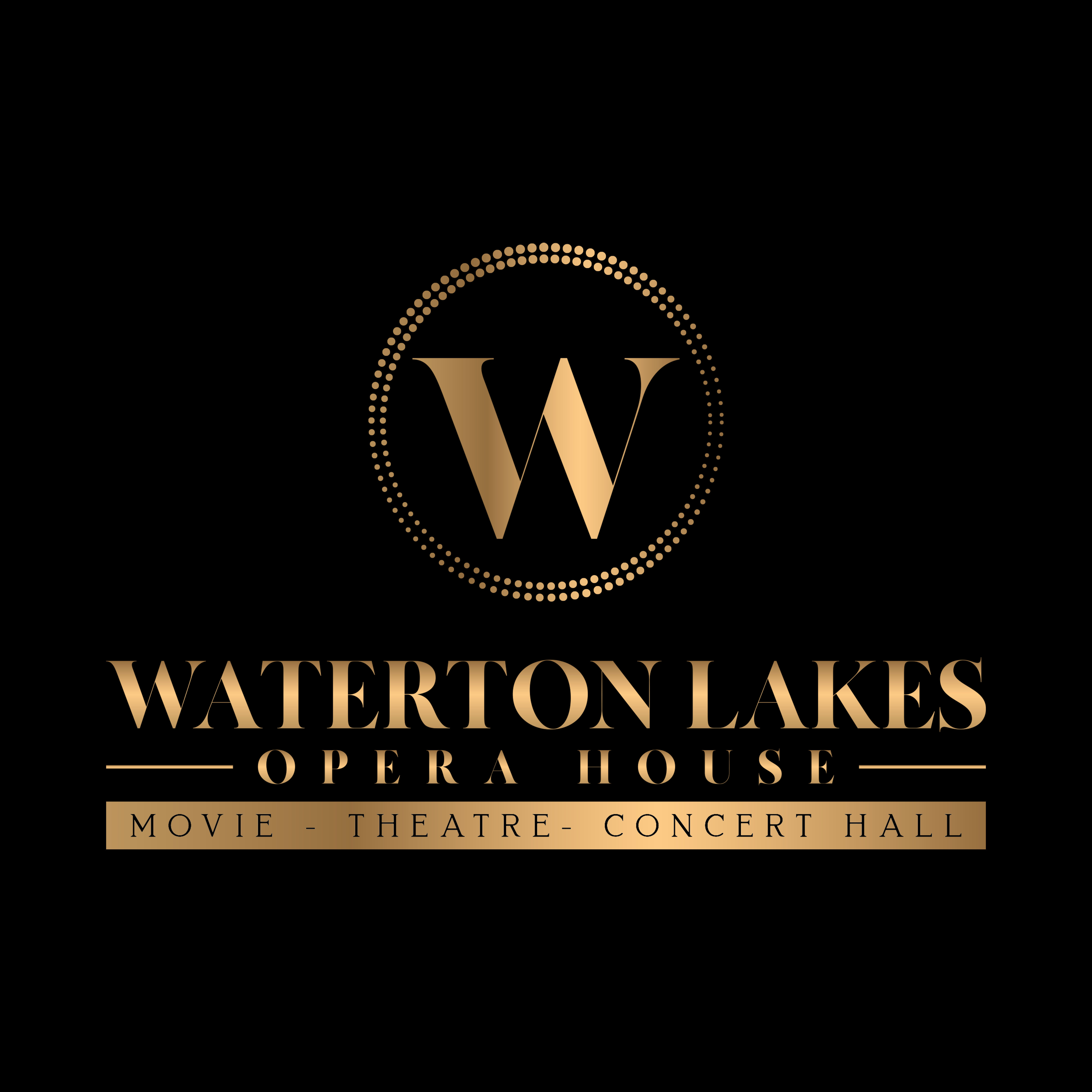Bold, Modern Logo Design for watertonlakesoperahousemovietheatre