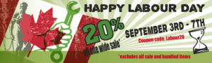 Labour Day banner showcasing 20% off site | Grafik-Design von Al Pech