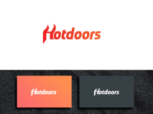 I'm in between Hotdoors, HotDoors or HOTDOORS | Logo Design by ArtSamurai