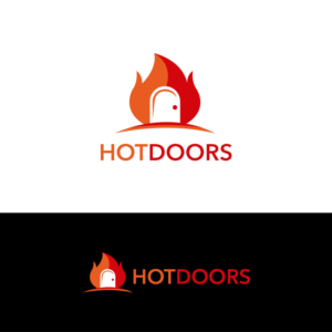 I'm in between Hotdoors, HotDoors or HOTDOORS | Logo Design by PsyPen