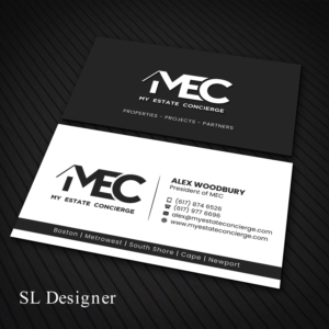 Design de Carte de Visite par SL Designer pour My Estate Concierge | Design : #25091762
