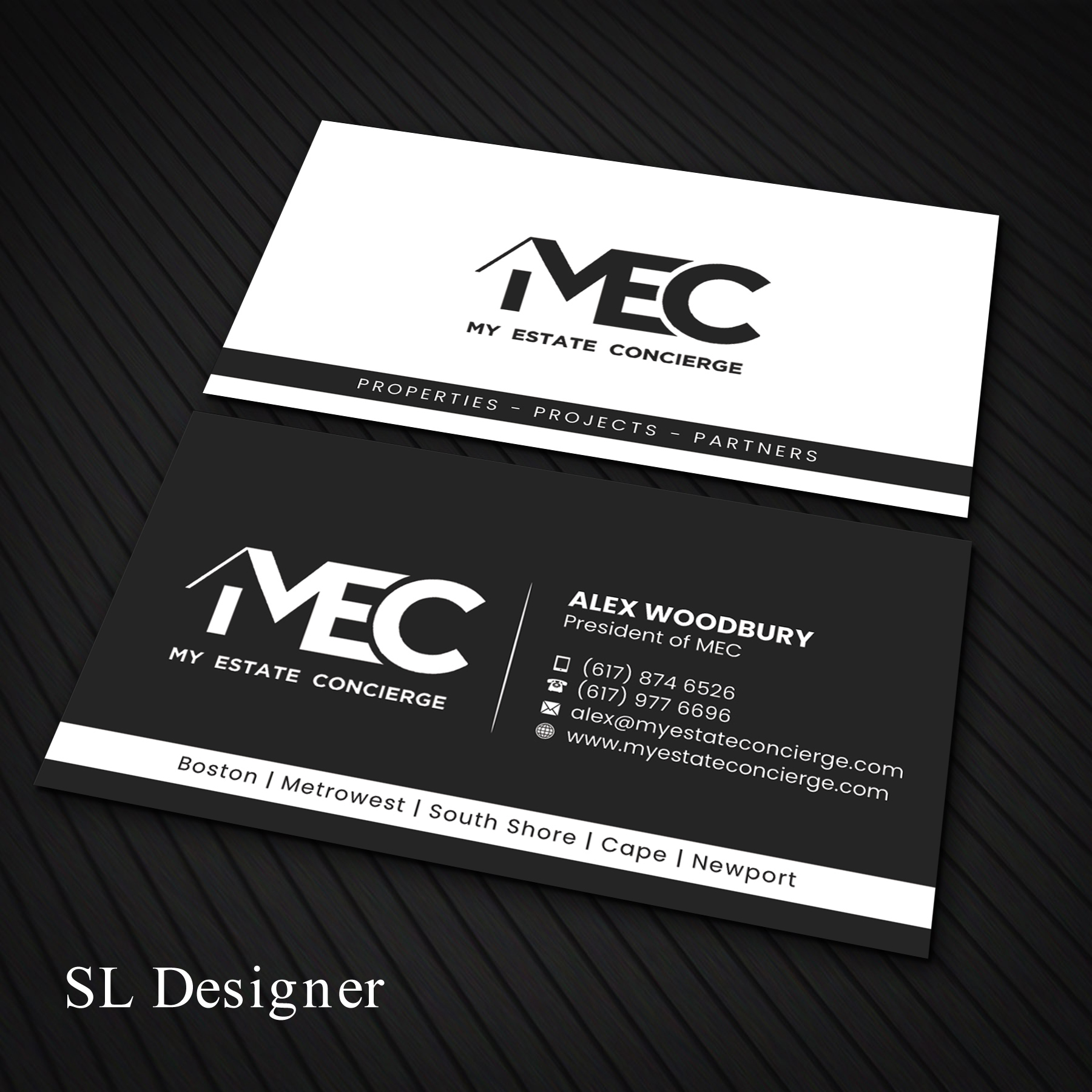 Diseño de Tarjeta de Presentación por SL Designer para My Estate Concierge | Diseño #25091764