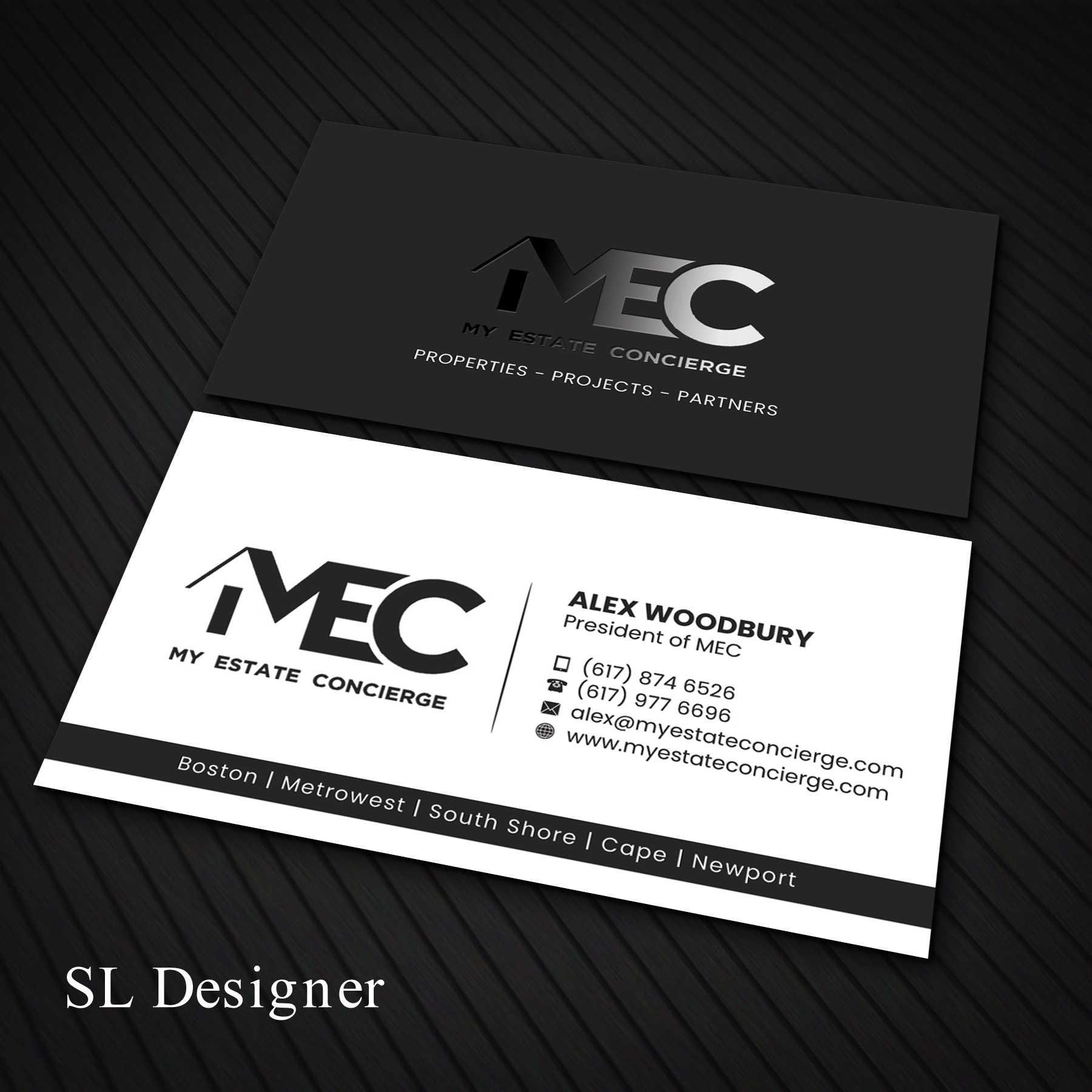 Business Card Design by SL Designer for My Estate Concierge | Design #25091767