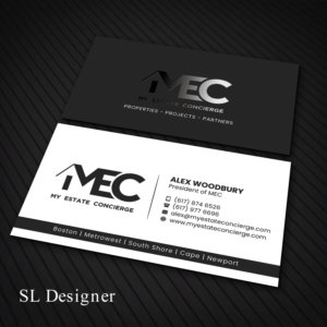 Design de Carte de Visite par SL Designer pour My Estate Concierge | Design : #25091767