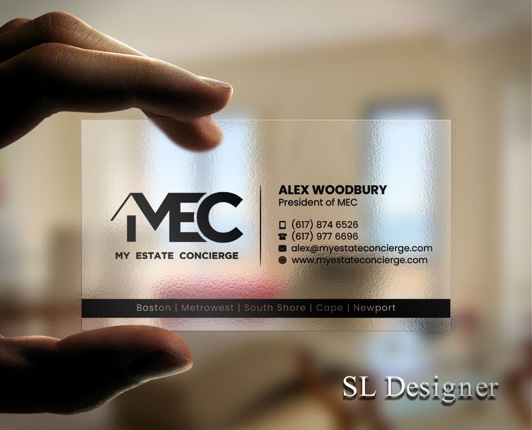 Design de Carte de Visite par SL Designer pour My Estate Concierge | Design #25091772