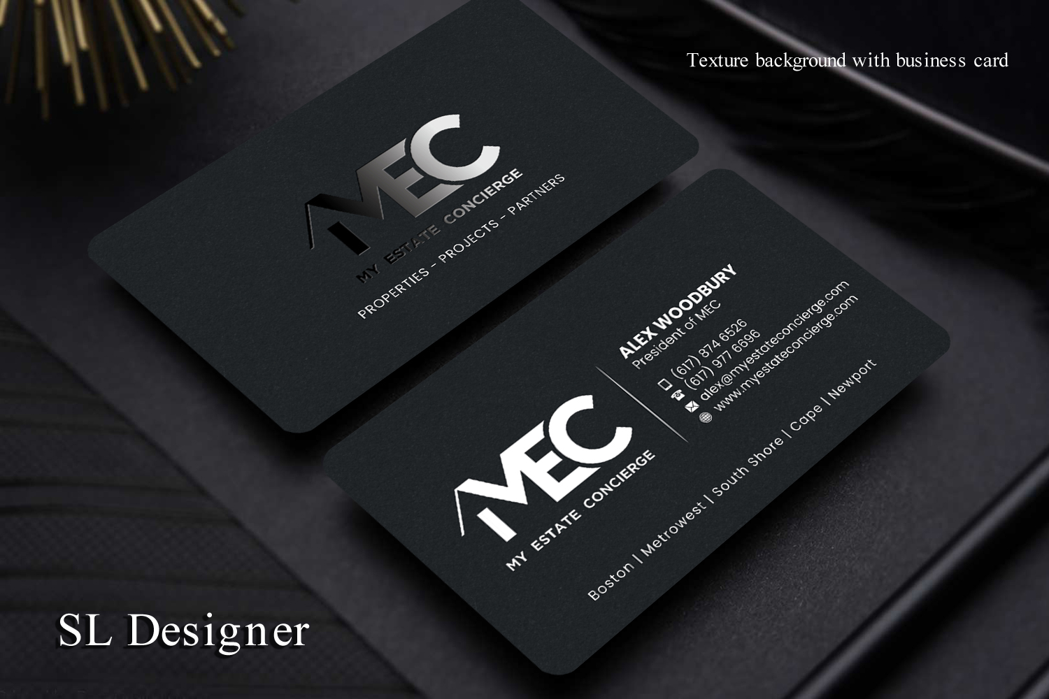 Diseño de Tarjeta de Presentación por SL Designer para My Estate Concierge | Diseño #25091774