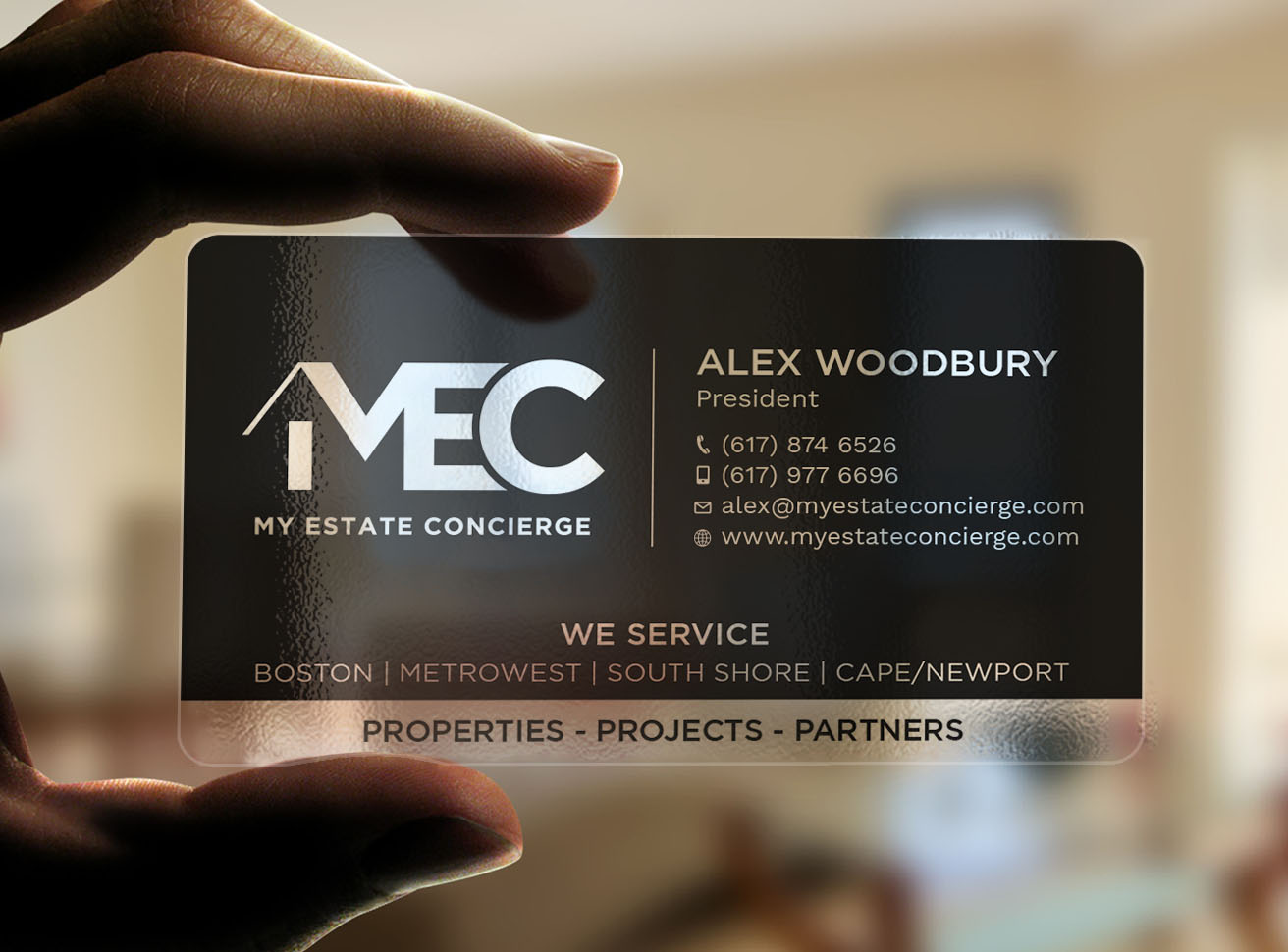 Business Card Design by Tripti Ranjan Gain for My Estate Concierge | Design #25091865