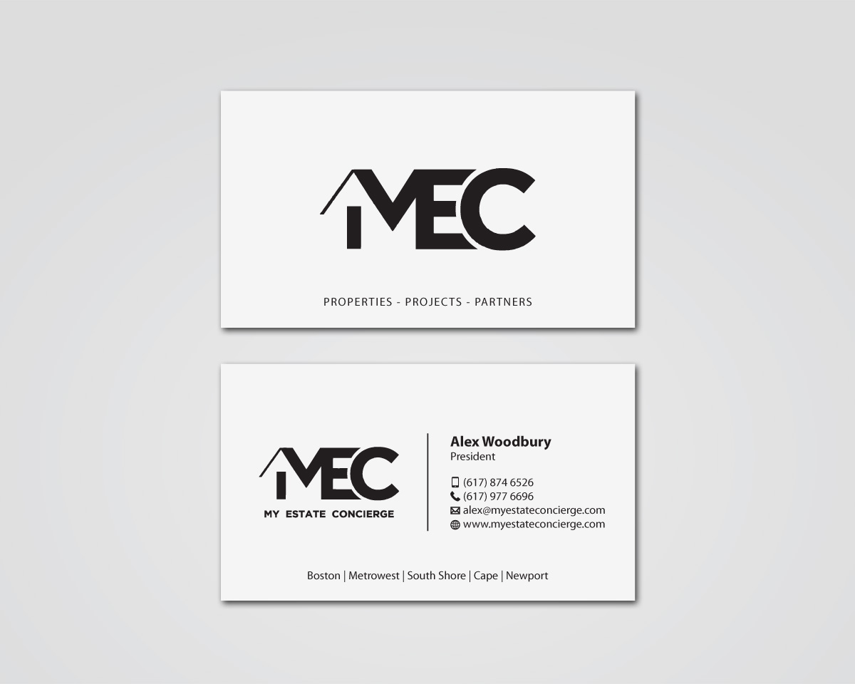 Visitenkarten-Design von MDesign für My Estate Concierge | Design #25090530