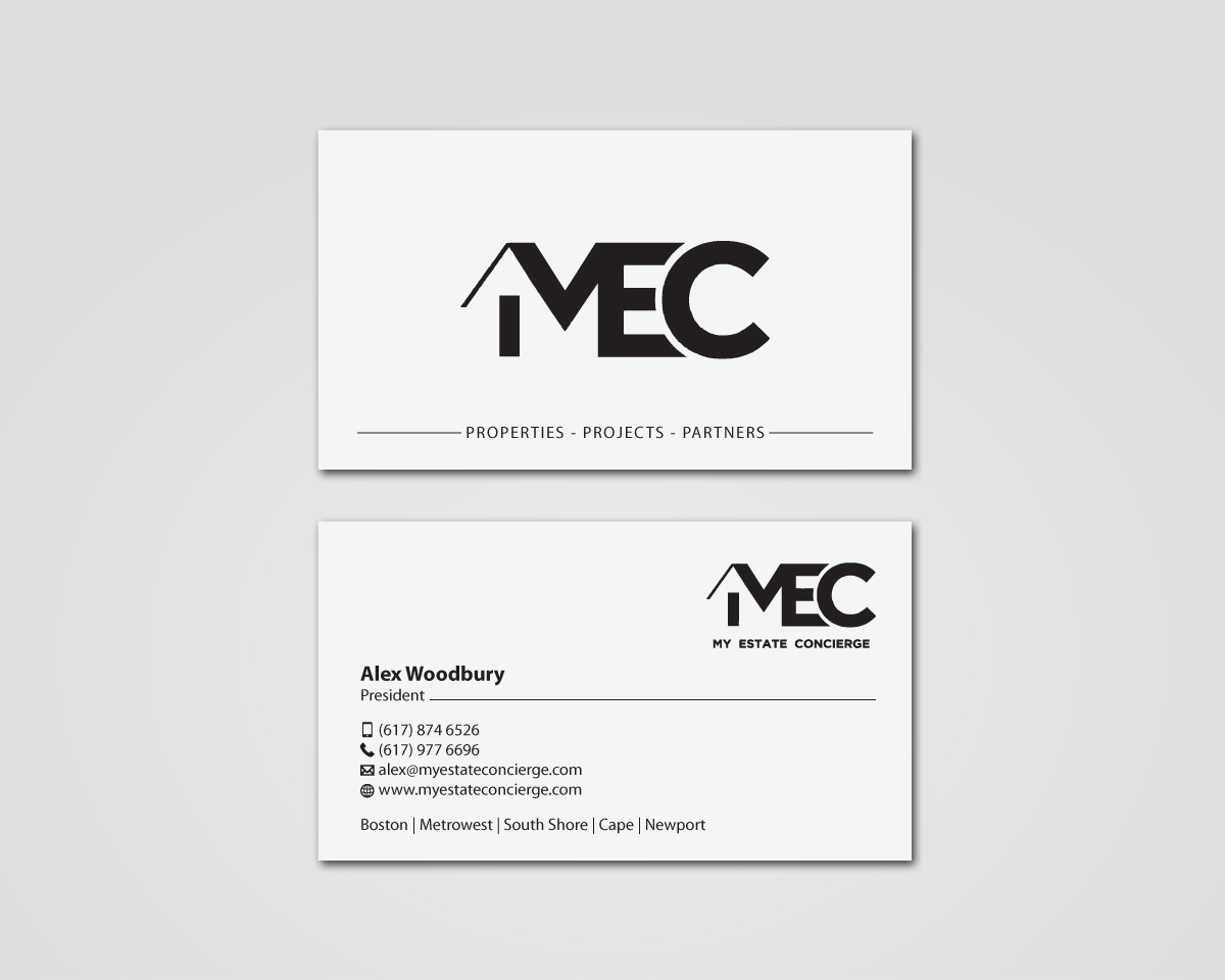 Design de Carte de Visite par MDesign pour My Estate Concierge | Design #25090532