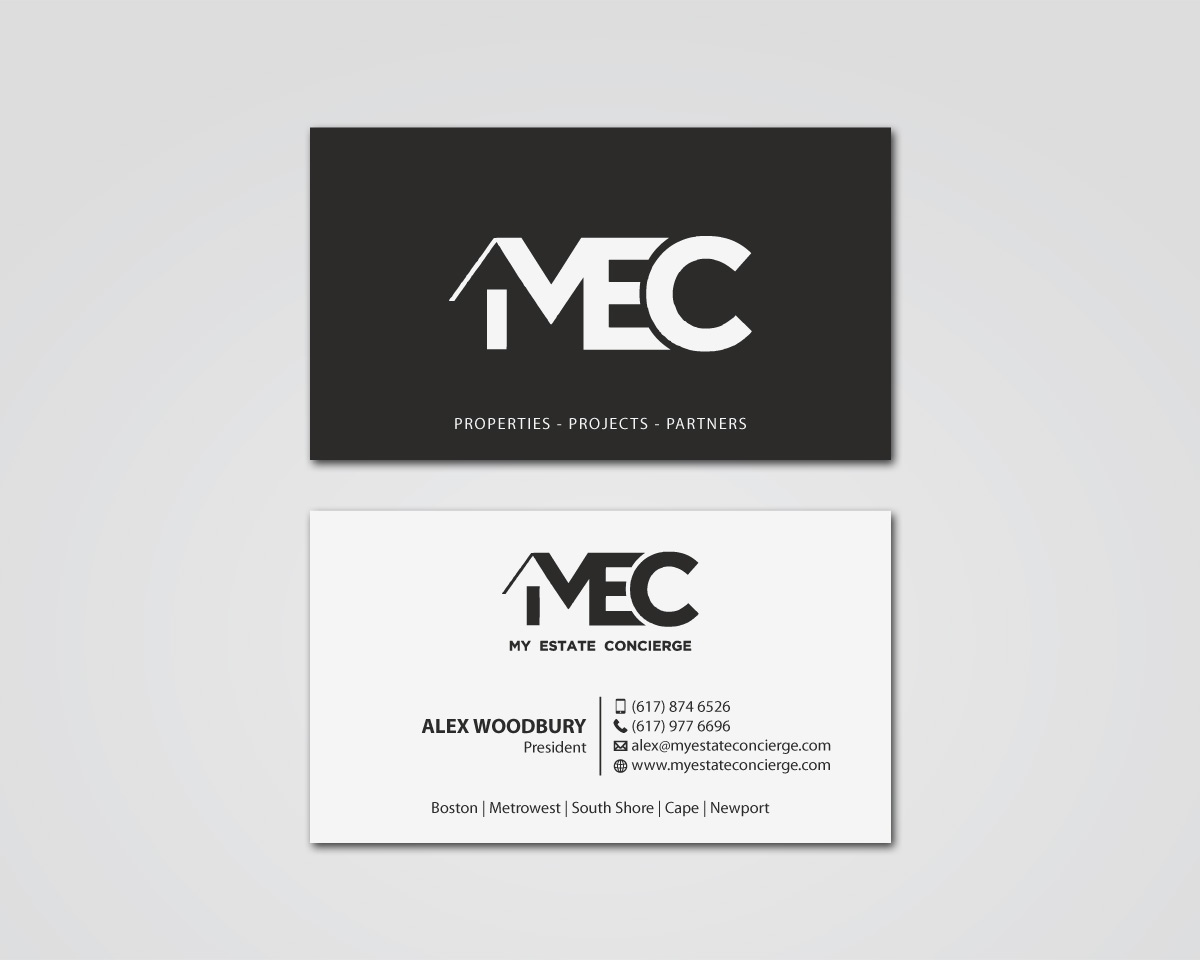 Visitenkarten-Design von MDesign für My Estate Concierge | Design #25090533