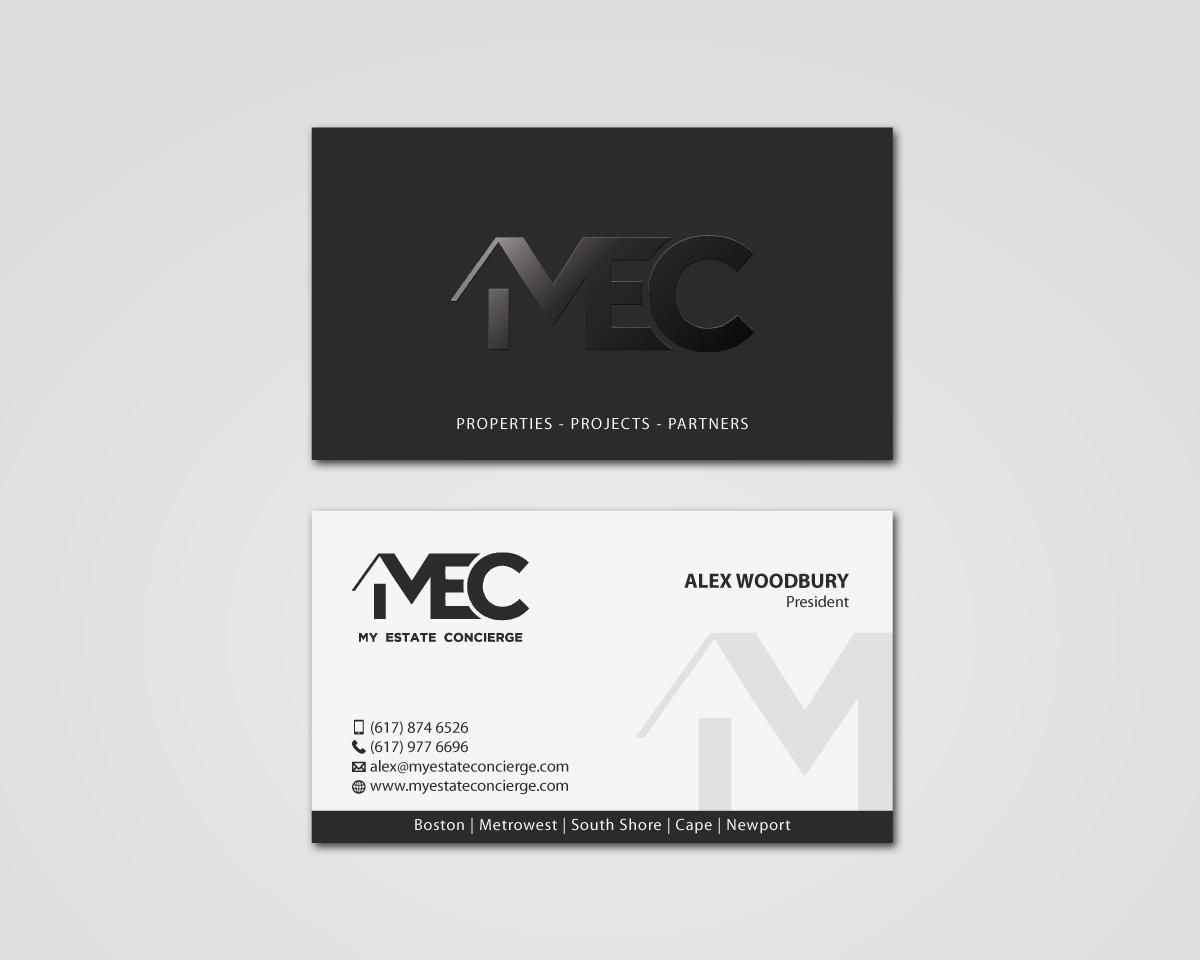 Visitenkarten-Design von MDesign für My Estate Concierge | Design #25090538