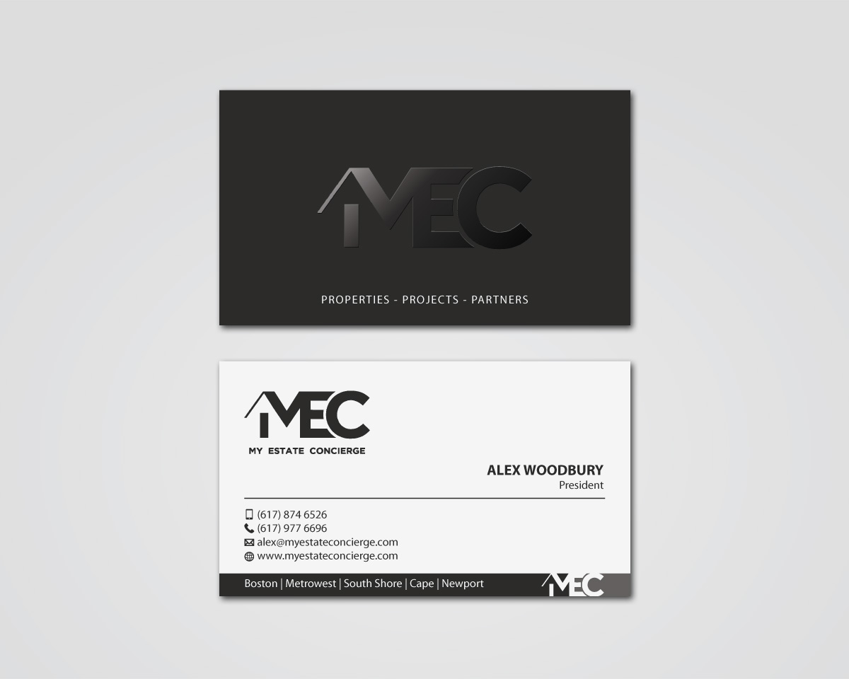 Visitenkarten-Design von MDesign für My Estate Concierge | Design #25090544