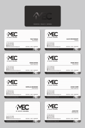Diseño de Tarjeta de Presentación por MDesign para My Estate Concierge | Diseño: #25196904