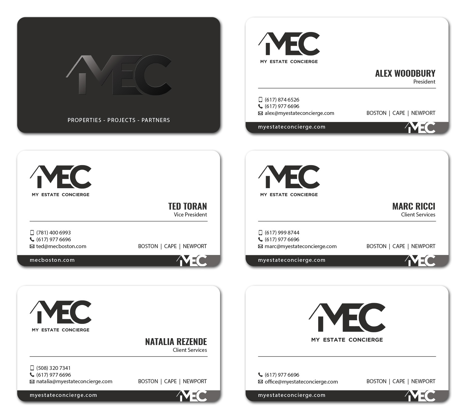 Diseño de Tarjeta de Presentación por MDesign para My Estate Concierge | Diseño #25364463