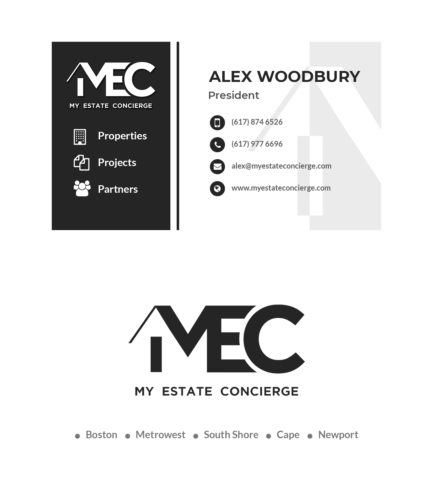 Business Card Design by Starlyn DS for My Estate Concierge | Design #25093524