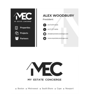 Design de Carte de Visite par Starlyn DS pour My Estate Concierge | Design : #25093524