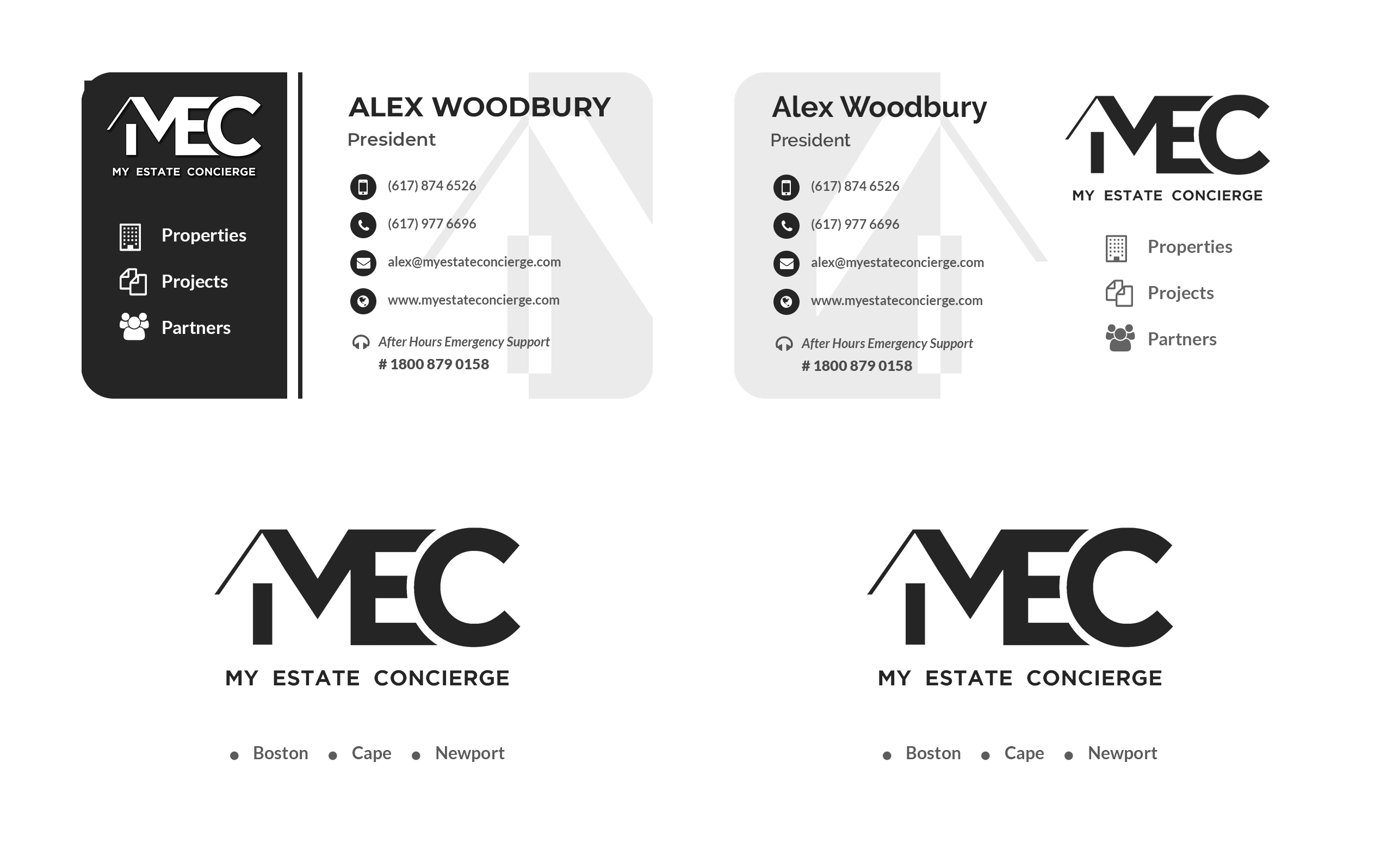 Business Card Design by Starlyn DS for My Estate Concierge | Design #25101553