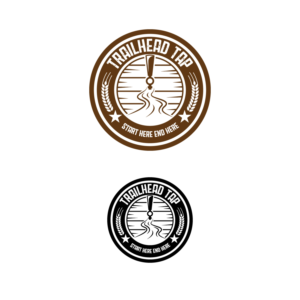 Trailhead Tap Start Here End Here | Logo-Design von Graphic Bricks