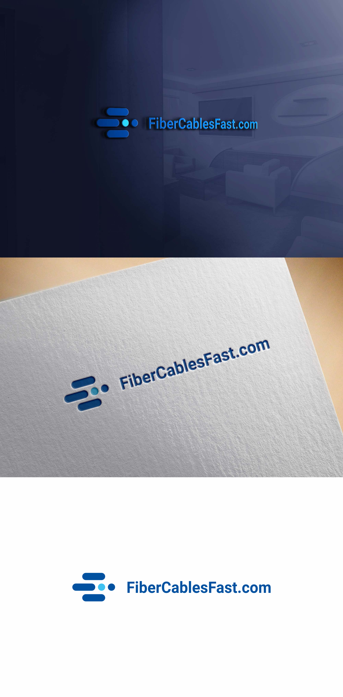 Logo Design by ViciouSaint for FiberCablesDirect.com | Design #25090327