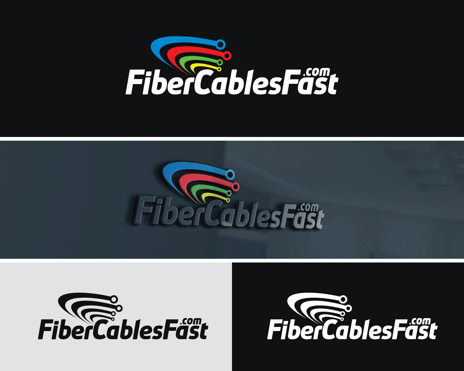 Logo Design by Atec for FiberCablesDirect.com | Design #25101520
