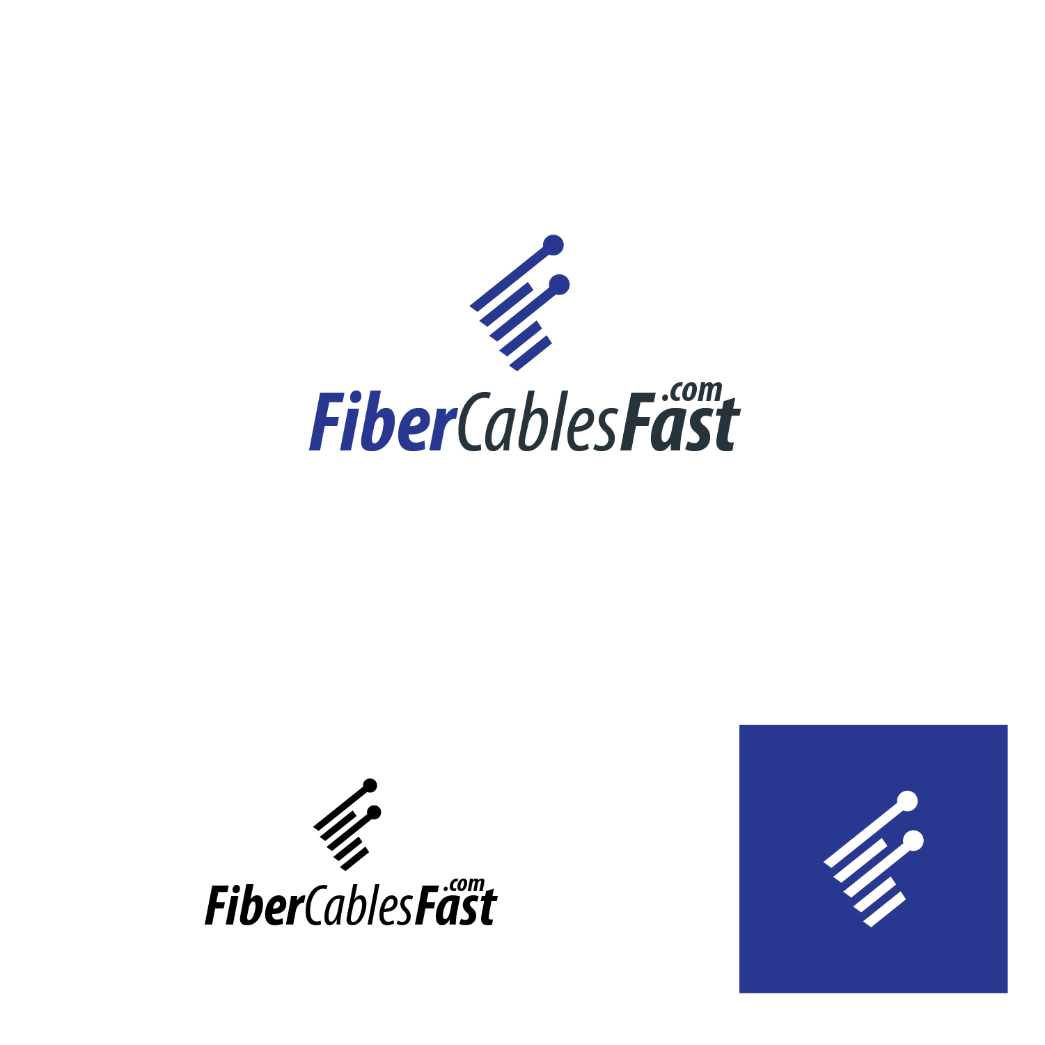 Logo Design by Maxo-Biz for FiberCablesDirect.com | Design #25092111