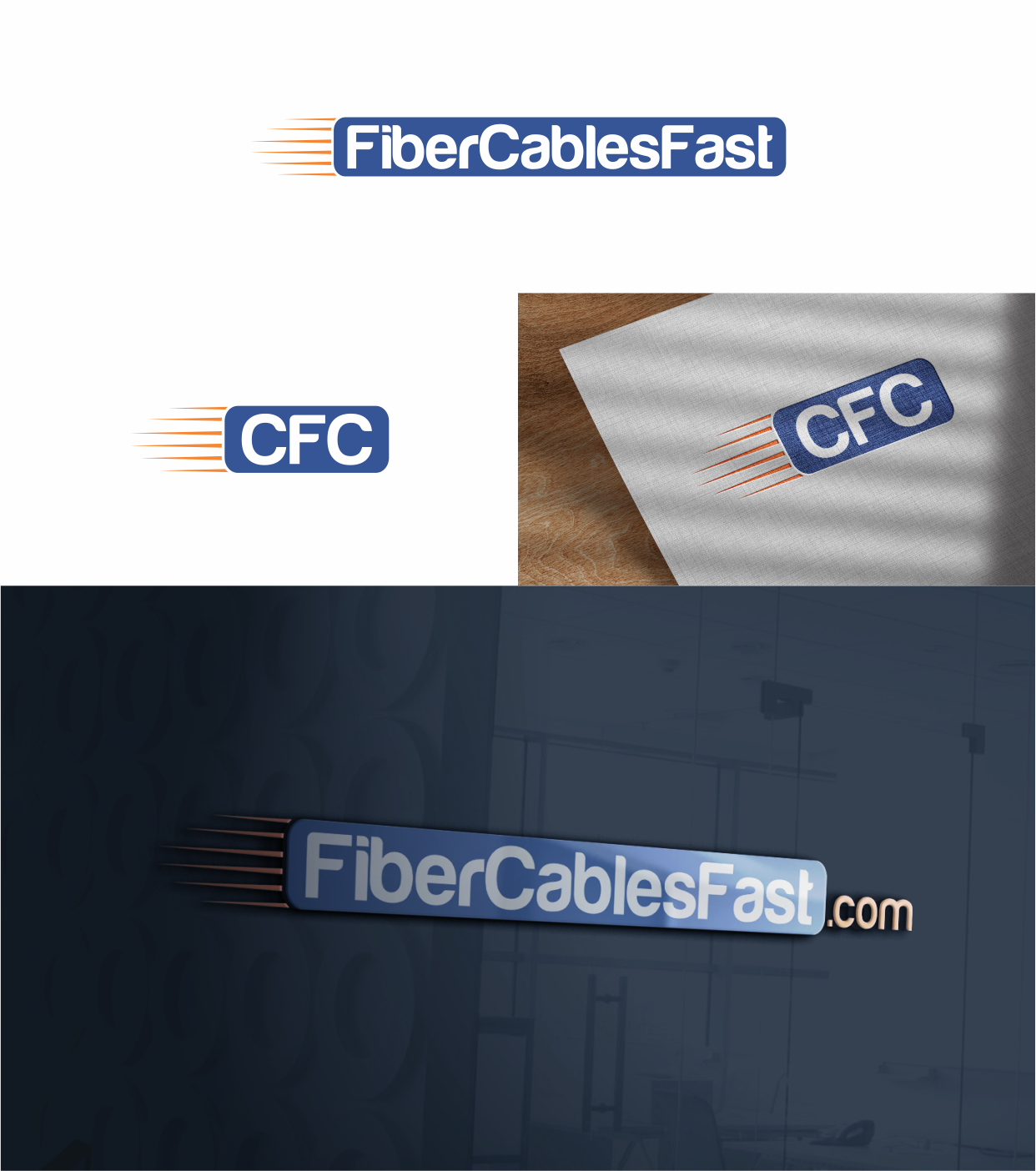 Logo Design by creativechauhan1989 for FiberCablesDirect.com | Design #25091135