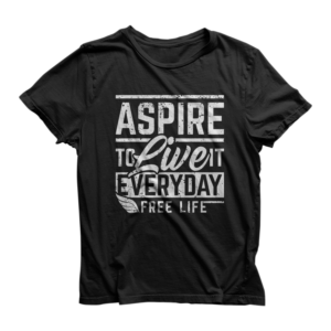 Free Life | T-Shirt-Design von Barney Stinson