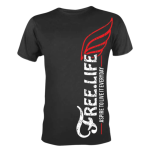 Free Life | T-shirt Design by 75-R-P-Z