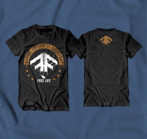 Free Life | T-shirt Design by Uprinteez