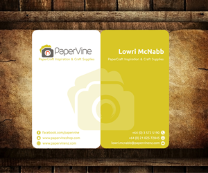 Business Card Design by Aaaron for PaperVine | Design: #3842598