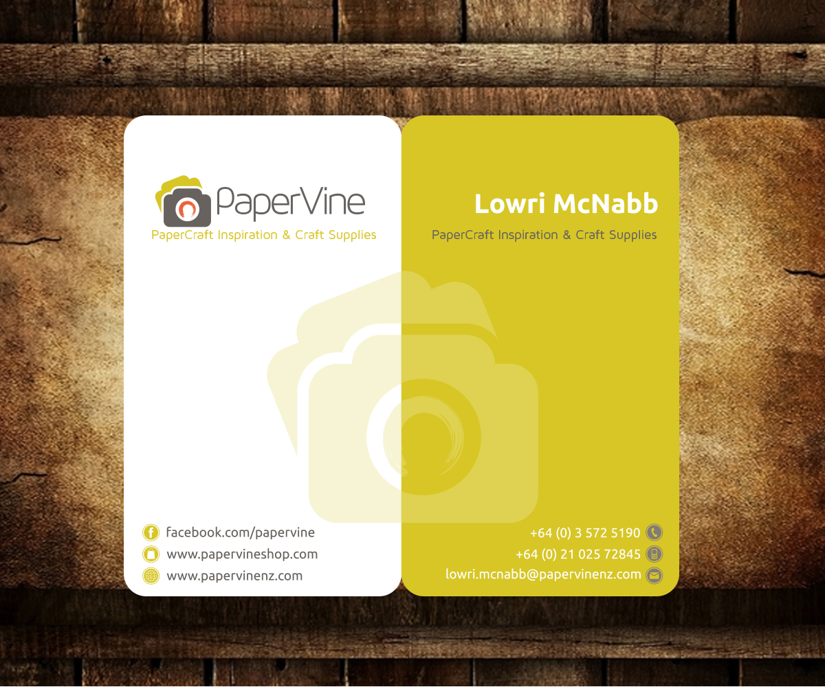 Business Card Design by Aaaron for PaperVine | Design #3842608