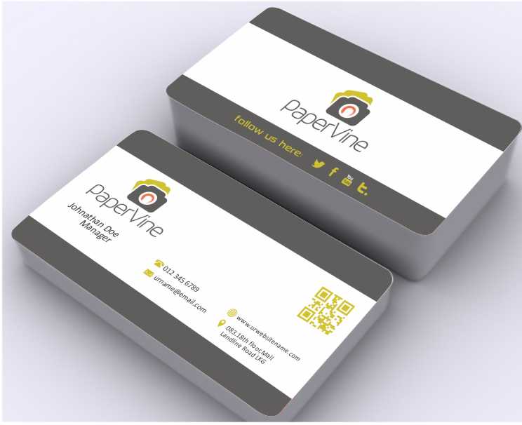 Business Card Design by AwsomeD for PaperVine | Design #3822932