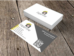 Business Card Design by AwsomeD for PaperVine | Design: #3822938
