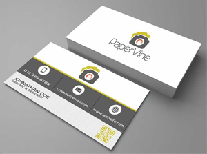 Business Card Design by AwsomeD for PaperVine | Design: #3822939
