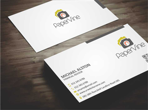 Business Card Design by AwsomeD for PaperVine | Design: #3822943