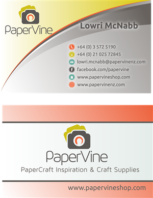 Business Card Design by Shehani for PaperVine | Design #3825524