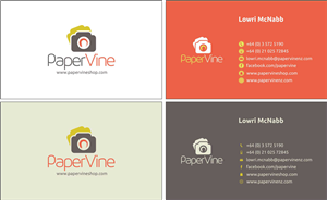 Business Card Design by rgphic for PaperVine | Design #3823401