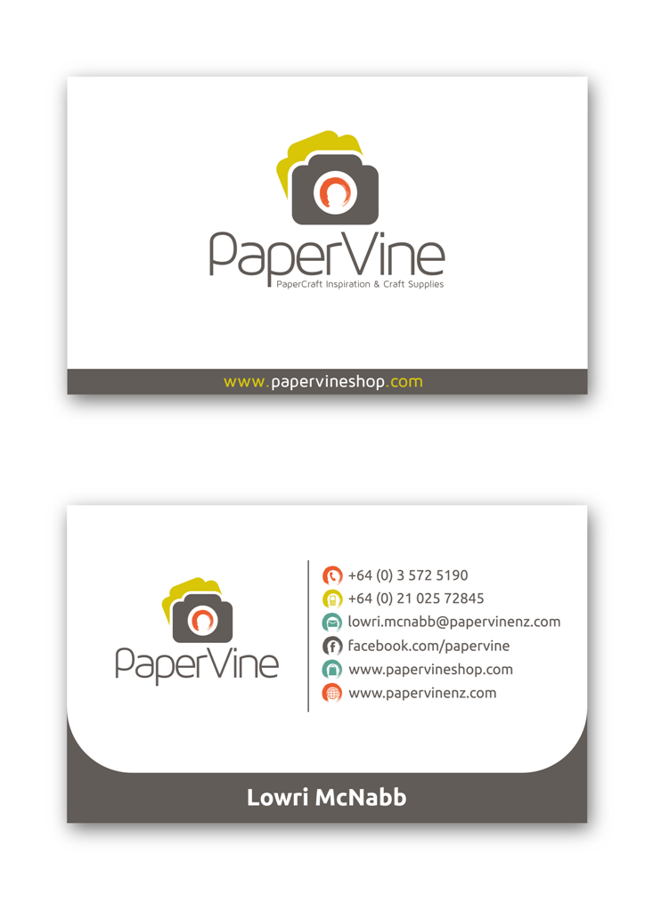 Business Card Design by H4R5Z for PaperVine | Design #3847319