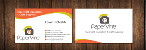 Business Card Design by meet007 for PaperVine | Design: #3821748