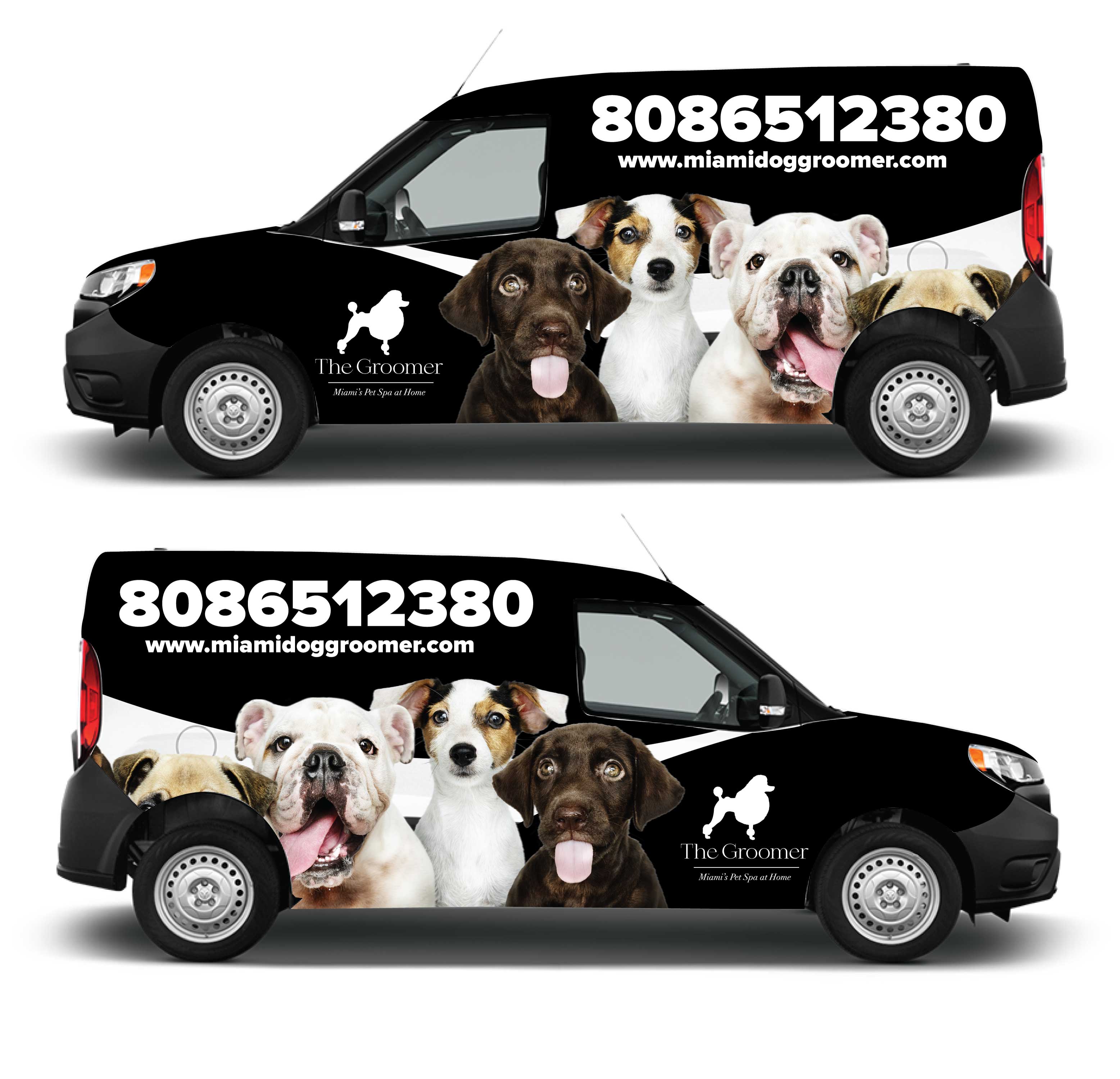 Car Wrap Design by Deziners Zone for The groomer  | Design #25206170