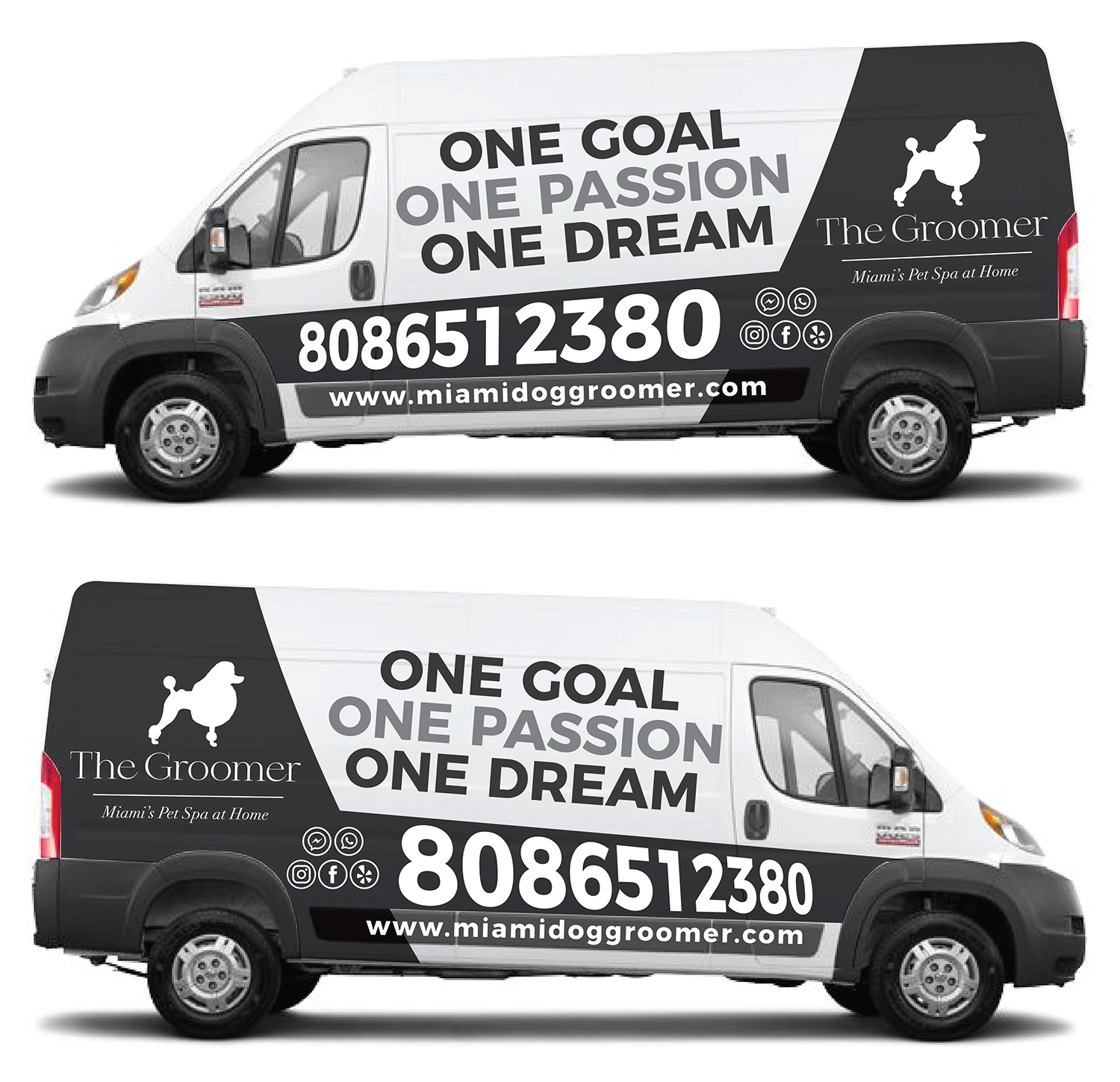 Car Wrap-Design von Deziners Zone für The groomer  | Design #25212368