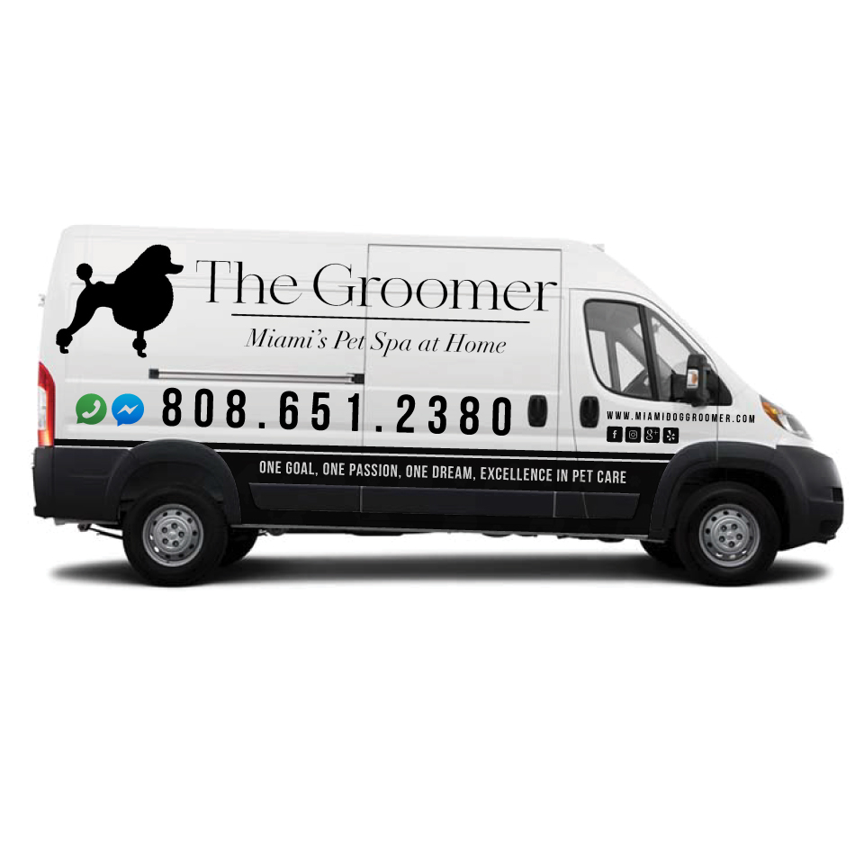 Car Wrap Design by Yoga Tri for The groomer  | Design #25215161