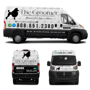 Design de Covering de Véhicule par Yoga Tri pour The groomer  | Design : #25220470