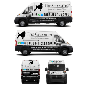 Car Wrap Design by Yoga Tri for The groomer  | Design: #25272565