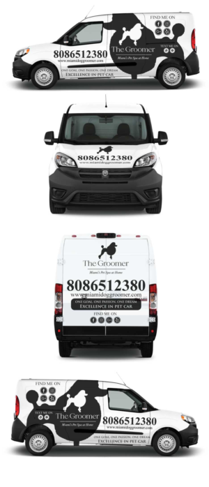 Car Wrap Design by Shumaila Kiran for The groomer  | Design: #25204720