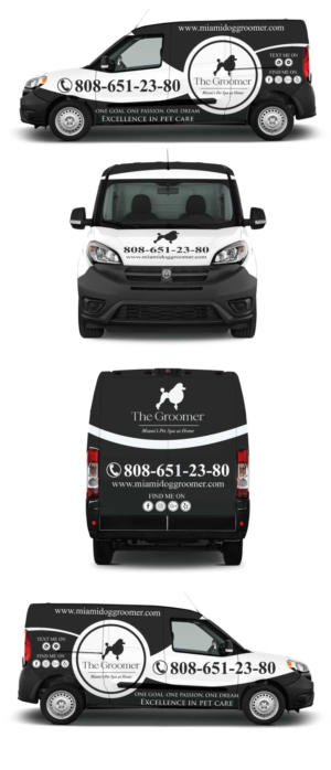 Car Wrap Design by Shumaila Kiran for The groomer  | Design #25228602