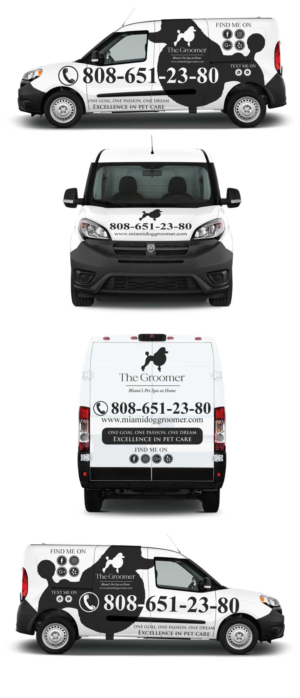 Design de Covering de Véhicule par Shumaila Kiran pour The groomer  | Design : #25236178