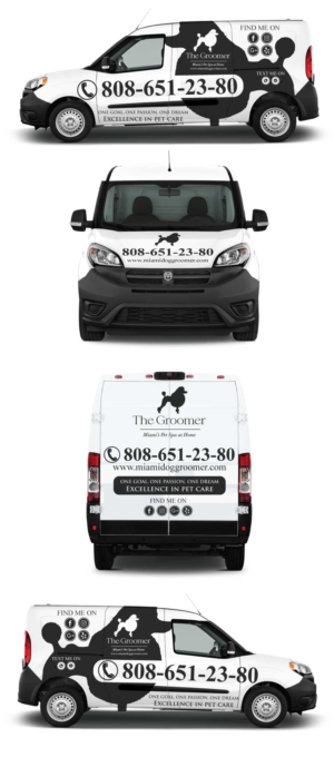 Design de Covering de Véhicule par Shumaila Kiran pour The groomer  | Design : #25236179